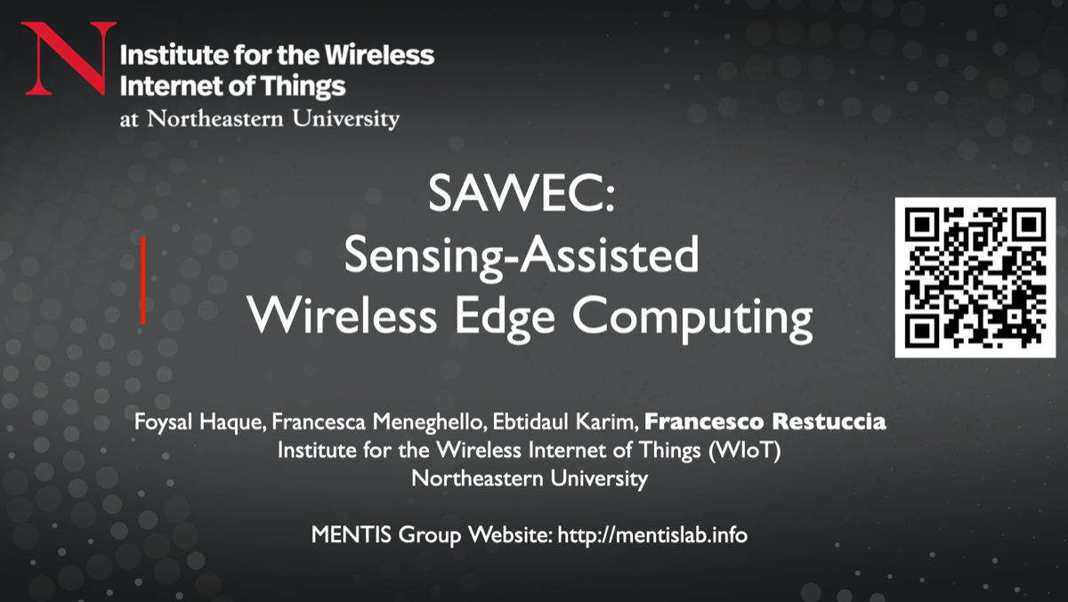 Title slide for the SAWEC research presentation